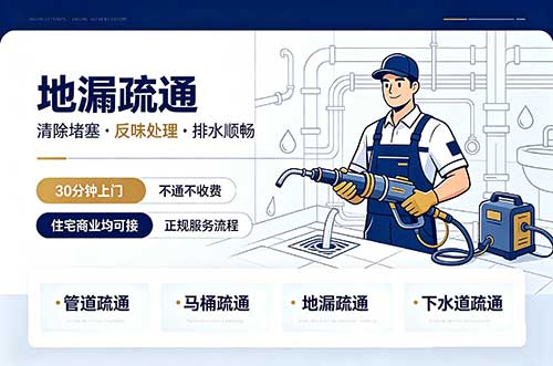 新密地漏疏通